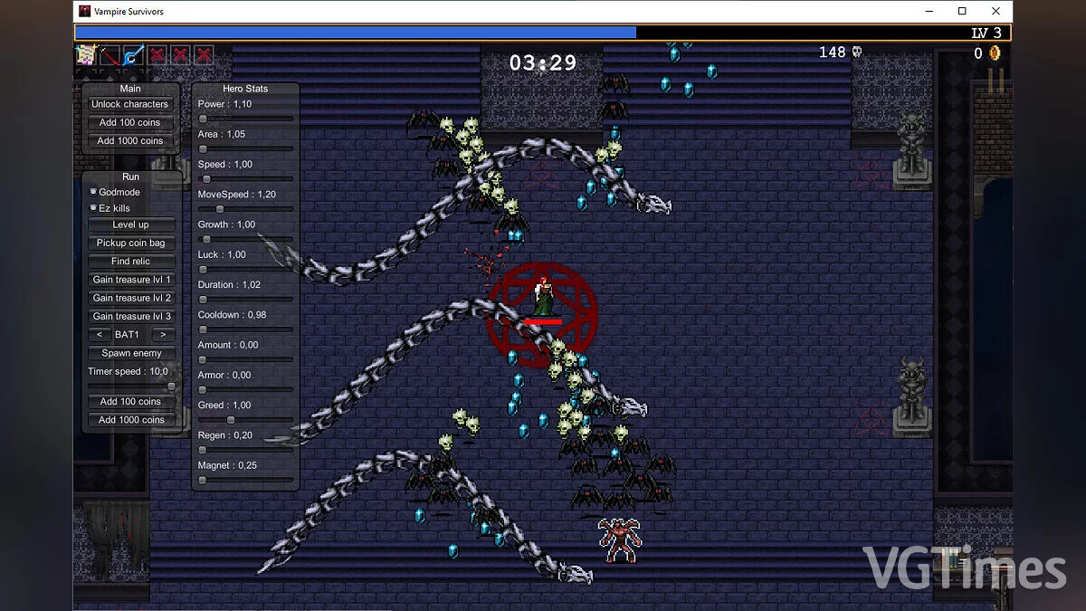 Vampire Survivors — Мод-меню (+16) [UPD: 05.09.2023]