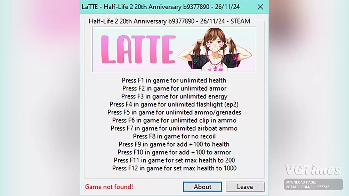 Half-Life 2 — Трейнер (+12) [Upd: 26.11.24]