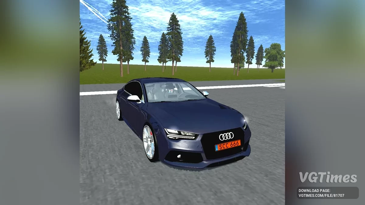 Simple Car Crash Physics Sim — Audi S7 2017