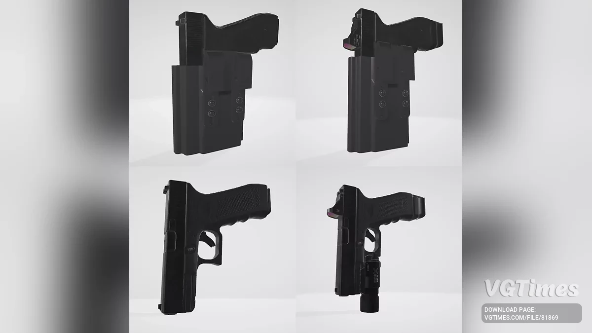 inZOI — Glock 17 с кобурой