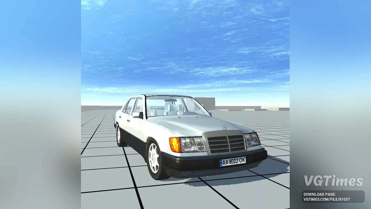 Not Simple Car Crash — Mercedes Benz W124
