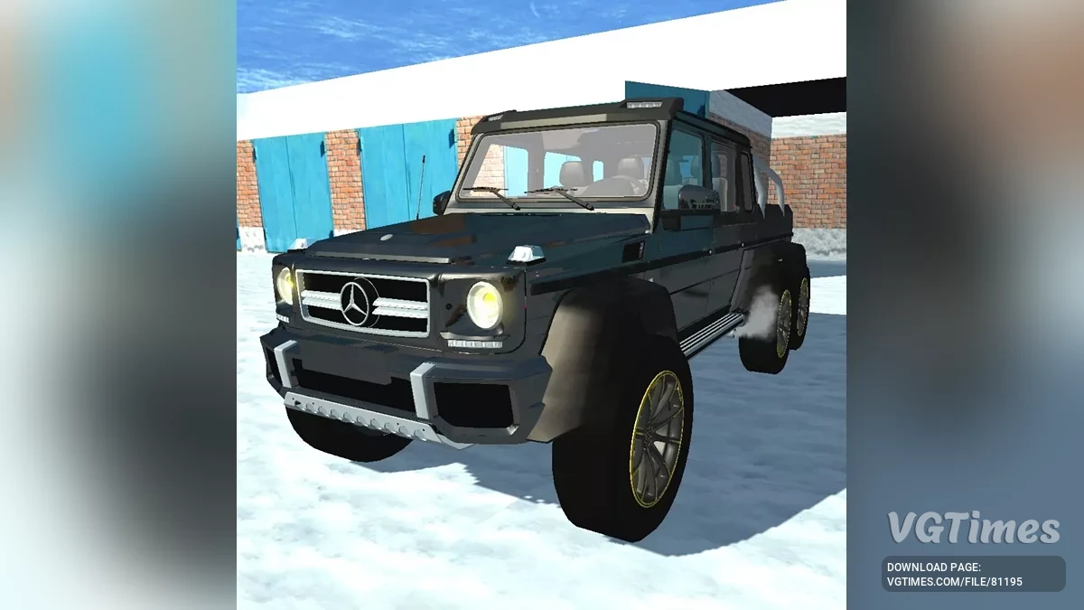 Simple Car Crash Physics Sim — Mercedes G500 6X6