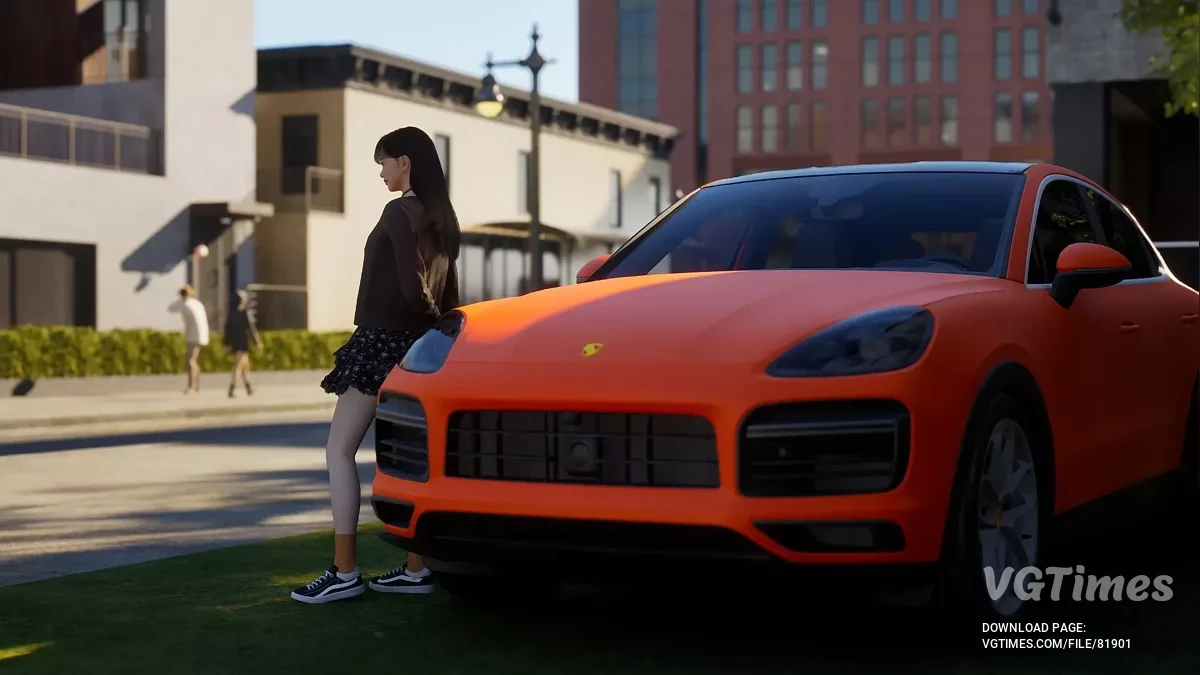 inZOI — Porsche Cayenne turbo coupe 2020 (украшение)