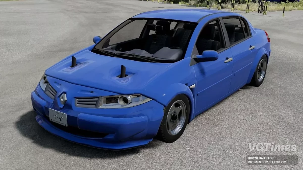 BeamNG.drive — Renault Megane 2 Sedan v1.0 (0.34.x)