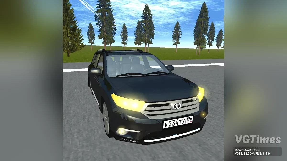Simple Car Crash Physics Sim — Toyota Highlander