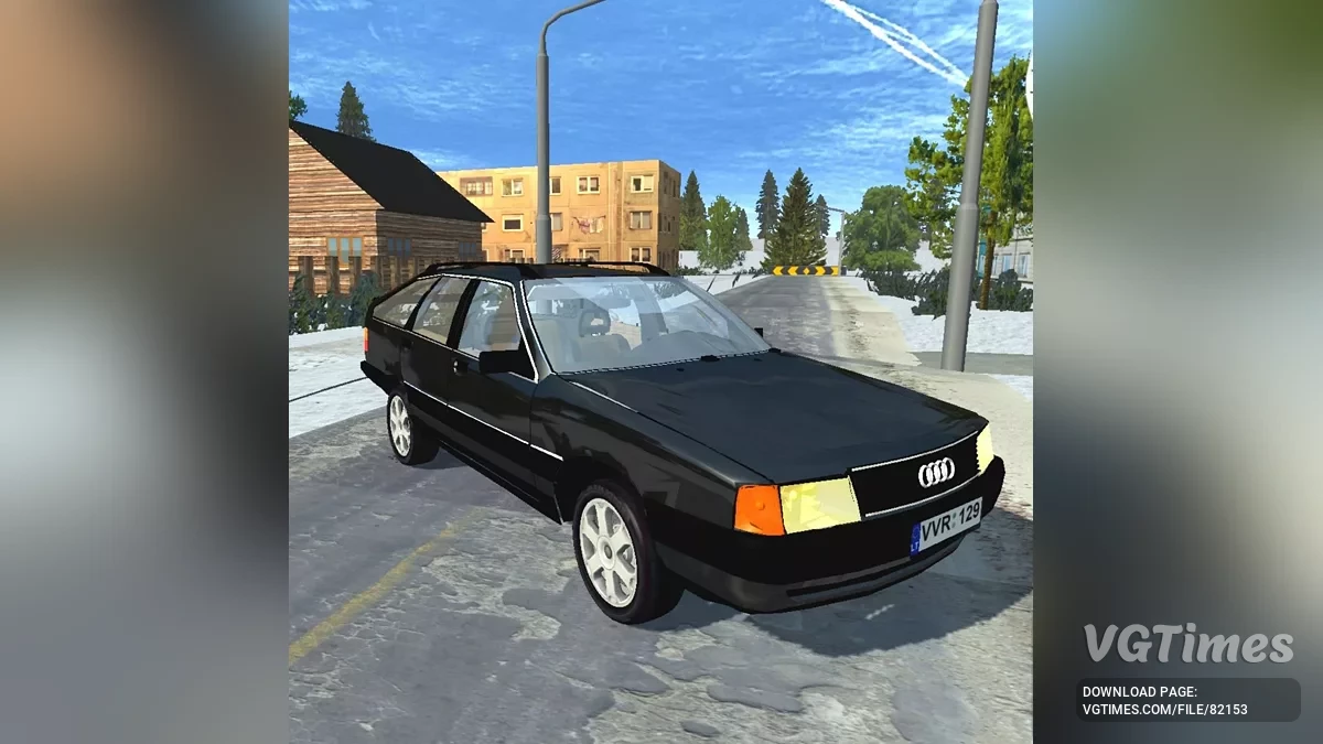 Simple Car Crash Physics Sim — Audi 100 C3 Avant