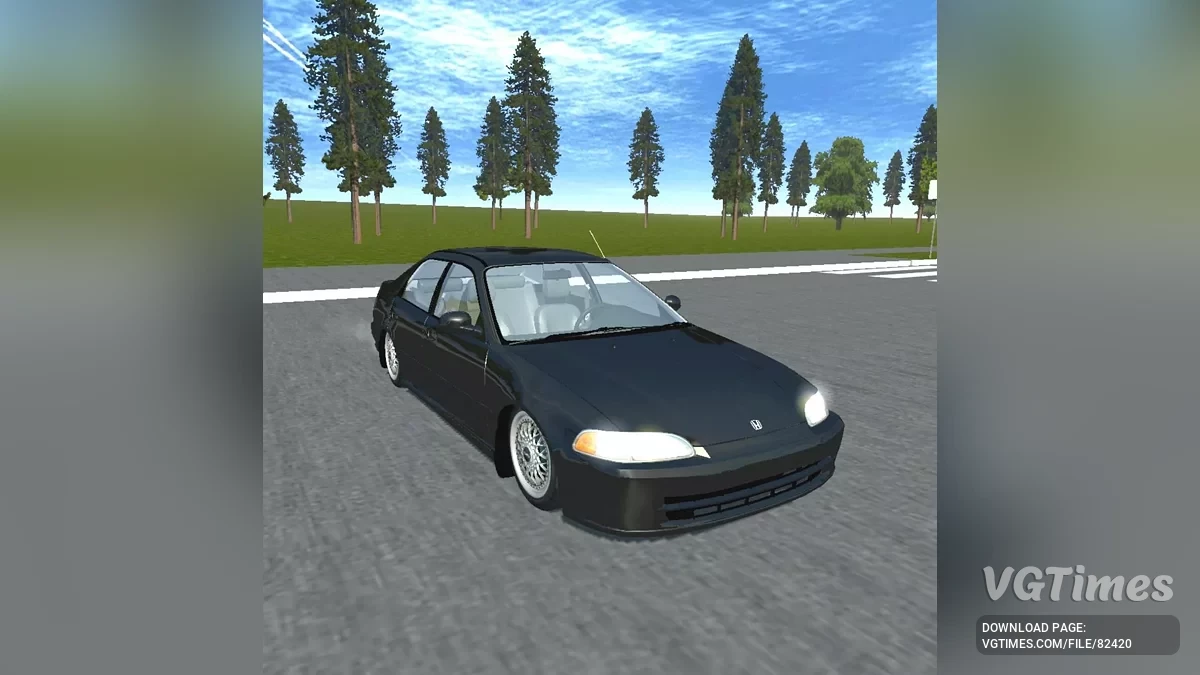 Simple Car Crash Physics Sim — Honda Civic