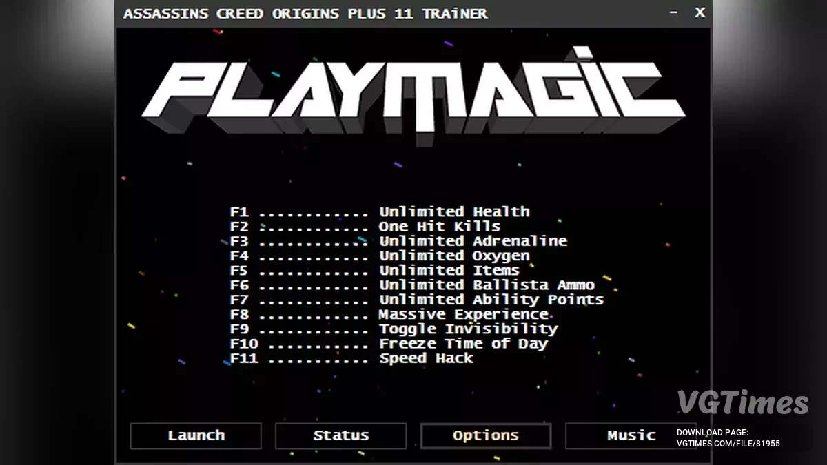 Assassin&#039;s Creed: Origins — Трейнер (+9) [CODEX]