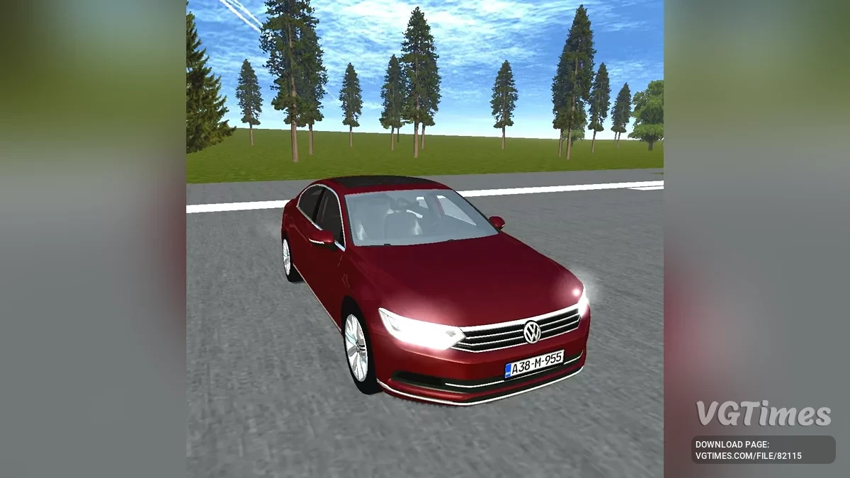 Simple Car Crash Physics Sim — Volkswagen Passat B8