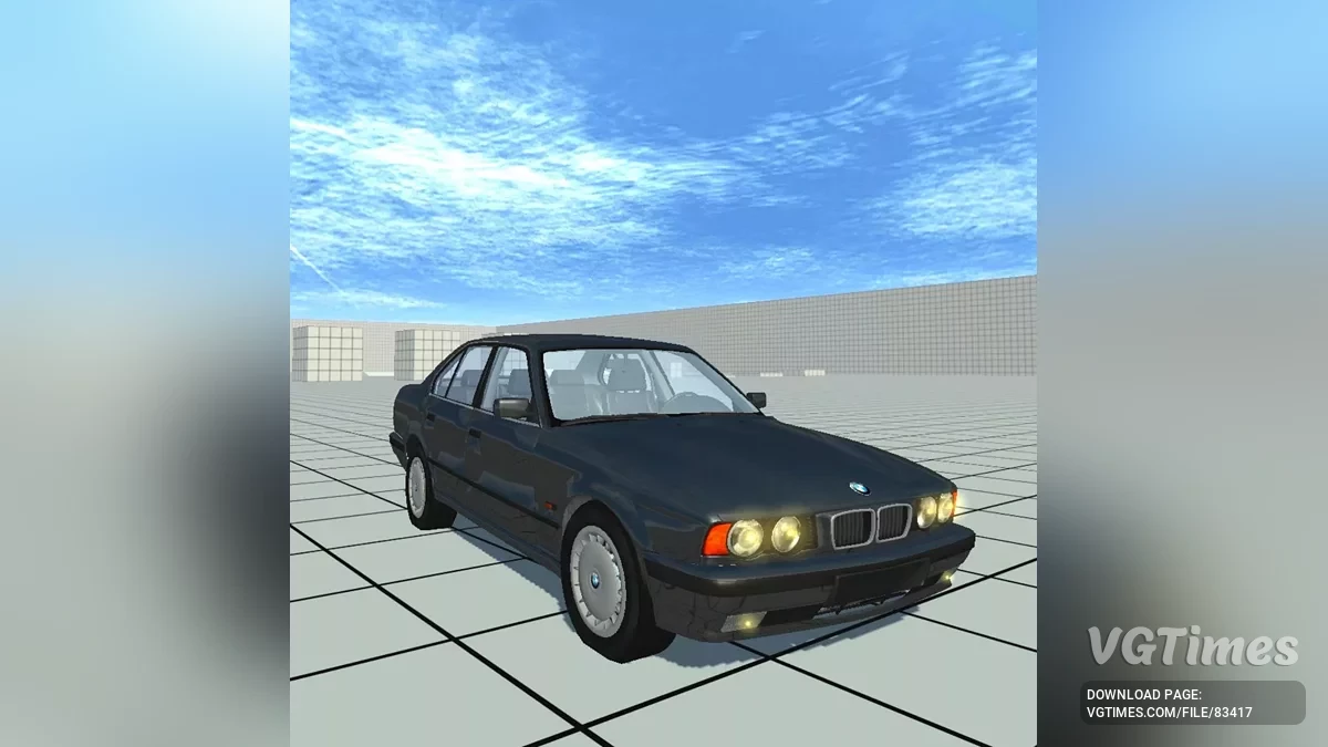 Not Simple Car Crash — BMW E34