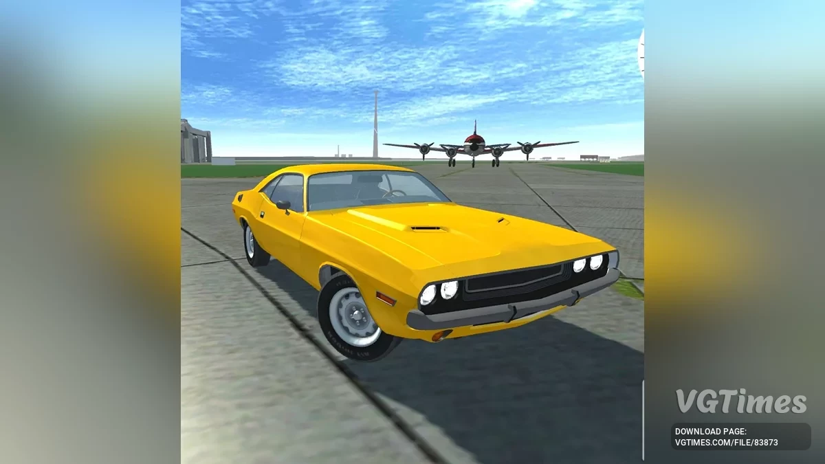 Simple Car Crash Physics Sim — Dodge Challenger 1969