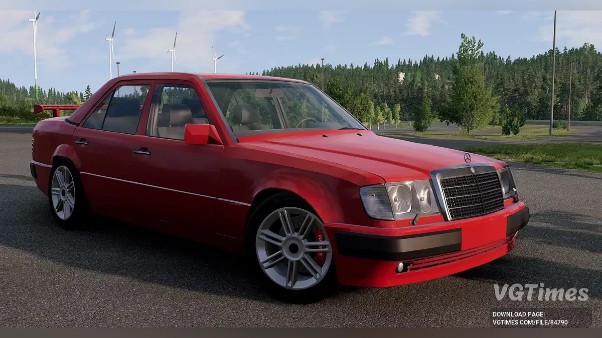 BeamNG.drive — Mercedes-Benz W124 Series v1.0 (0.36.x)