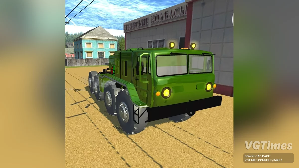 Simple Car Crash Physics Sim — MAZ 537 offroad