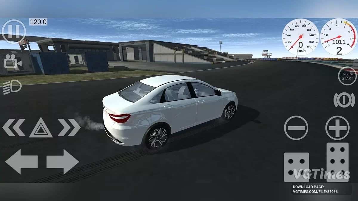 Simple Car Crash Physics Sim — Мини-гоночная трасса (для картинга)