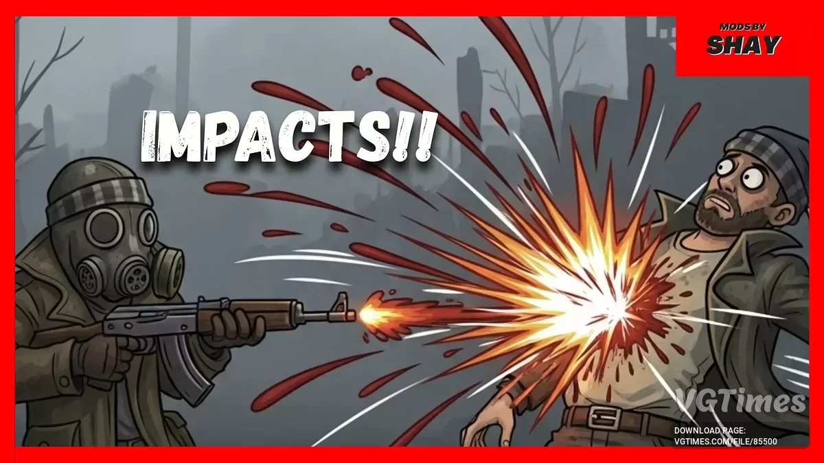 S.T.A.L.K.E.R. 2: Heart of Chornobyl — Реалистичные пулевые отверстия