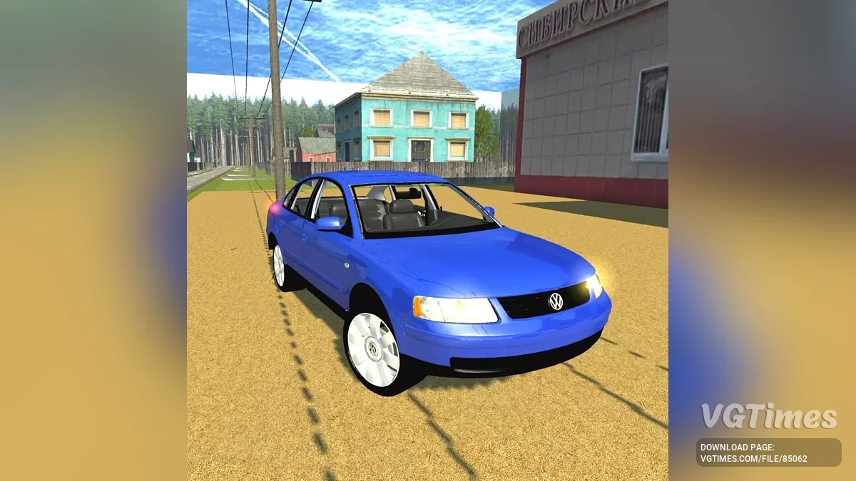 Simple Car Crash Physics Sim — VW Passat B5