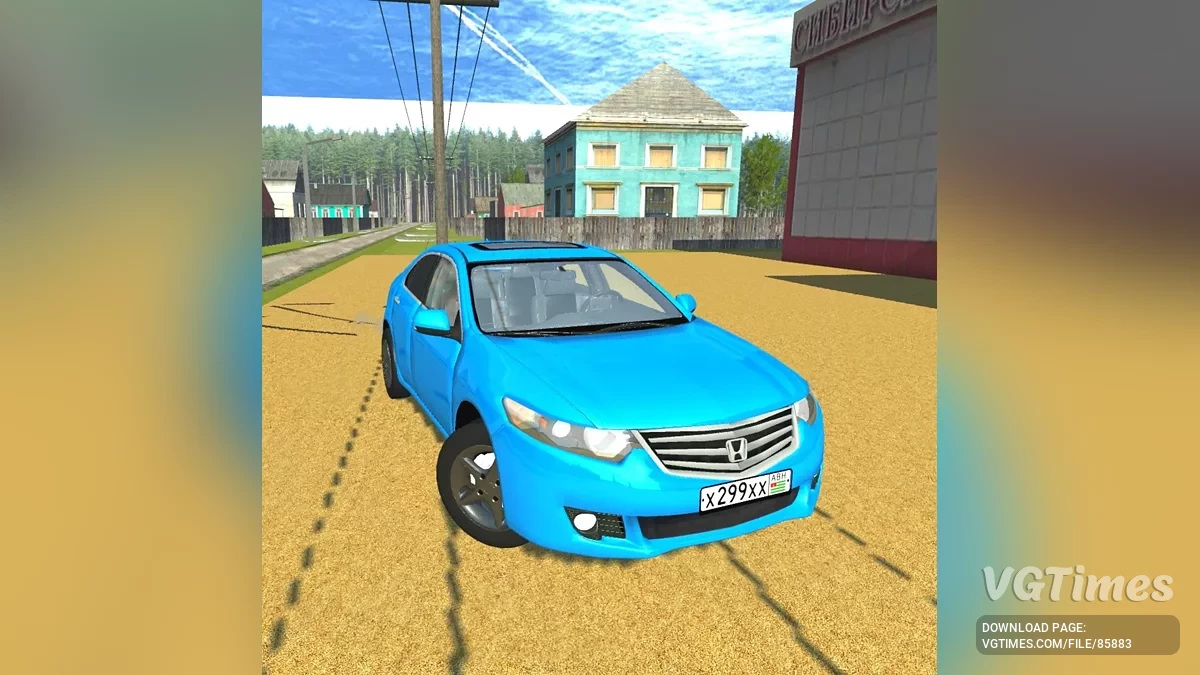 Simple Car Crash Physics Sim — Honda Accord 2008