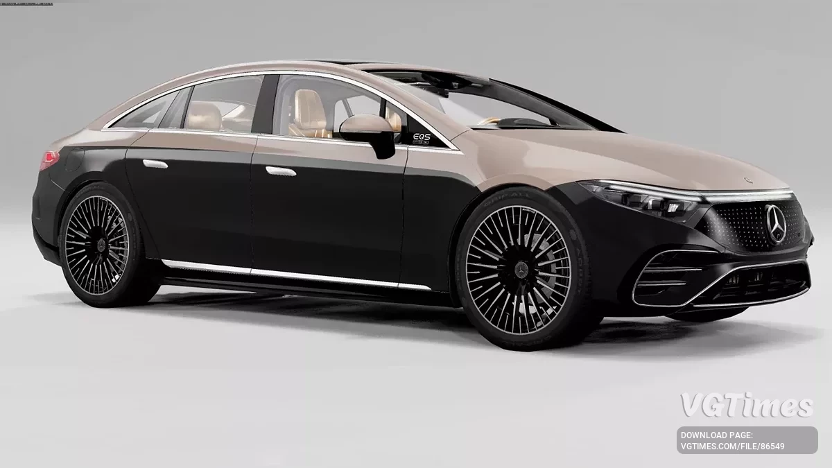 BeamNG.drive — Mercedes Benz EQS v2.55 (0.36.x)