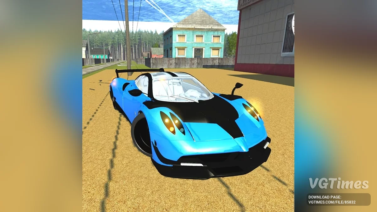 Simple Car Crash Physics Sim — Pagani Huayra