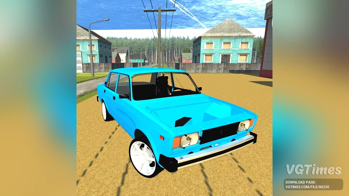 Simple Car Crash Physics Sim — Ваз 2105 электрический