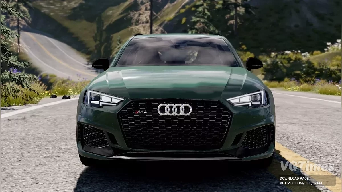 BeamNG.drive — Audi A4 B9 (2019) fixed (0.37.x)