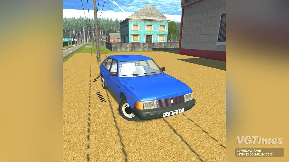 Simple Car Crash Physics Sim — Москвич 2141 Виктора Цоя