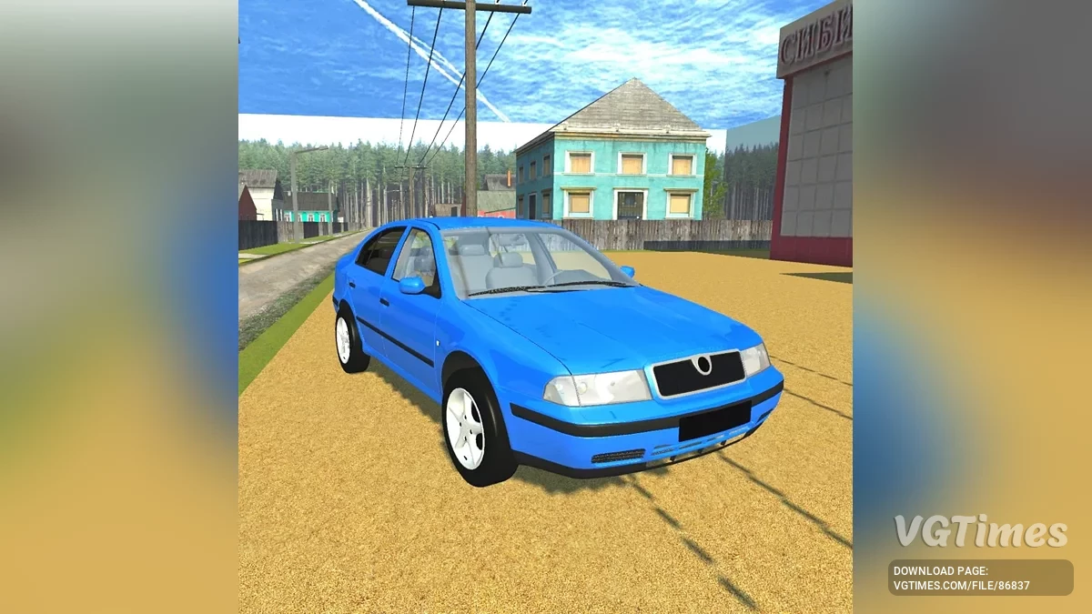 Simple Car Crash Physics Sim — Skoda Octavia 1997