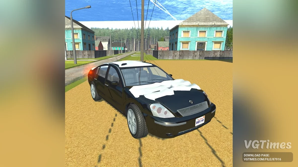 Simple Car Crash Physics Sim — Annis Pinnacle из игры GTA 4