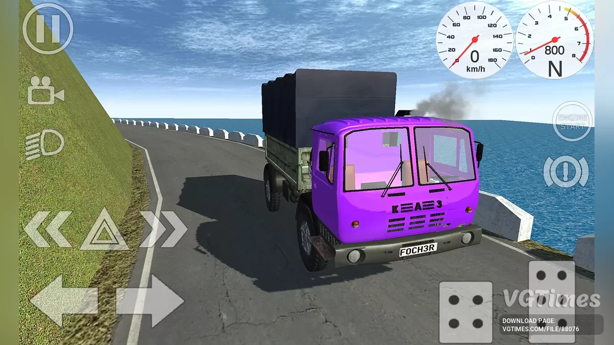 Simple Car Crash Physics Sim — КАЗ 4540 Самосвал