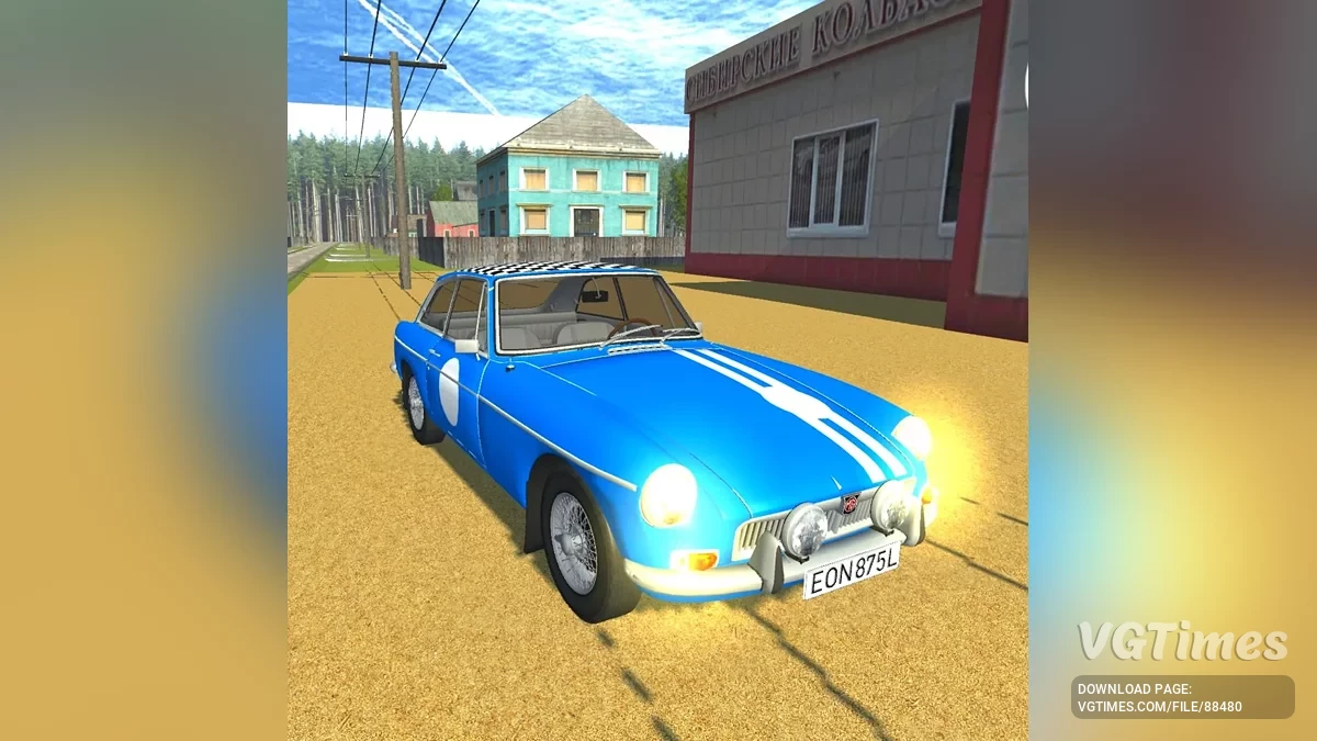 Simple Car Crash Physics Sim — MGB GT