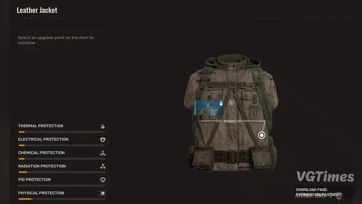 S.T.A.L.K.E.R. 2: Heart of Chornobyl — Слоты для артефактов в броне