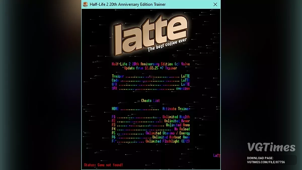 Half-Life 2 — Трейнер (+7) [Upd: 12.02.25]