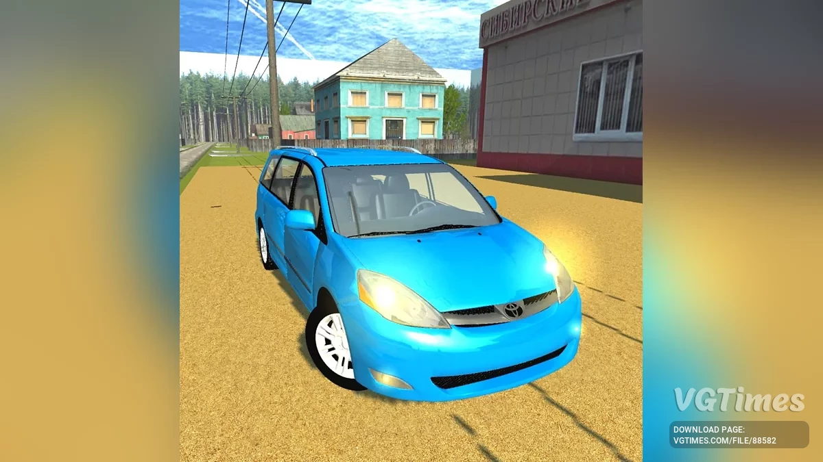 Simple Car Crash Physics Sim — Toyota Sienna LE 2006