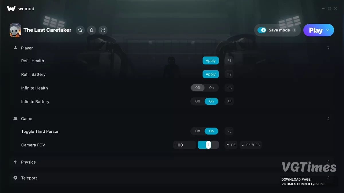 The Last Caretaker — Трейнер (+16)